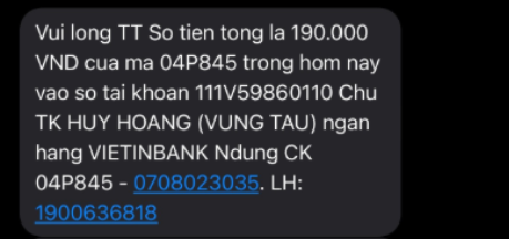 Mẫu tin tham khảo